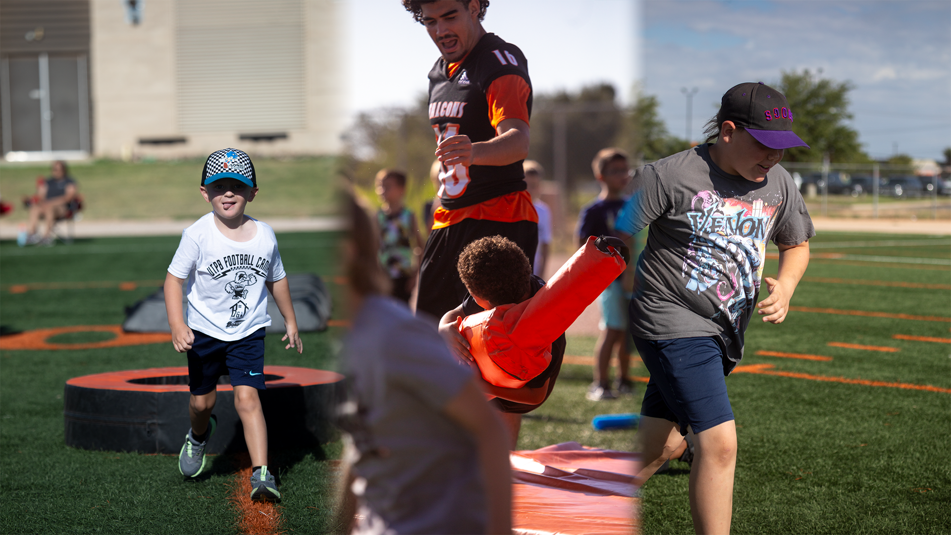 Football summer camp photo for article
