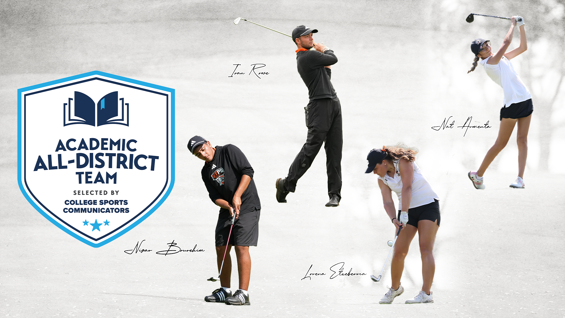 2026 Academic All District Golf Photo