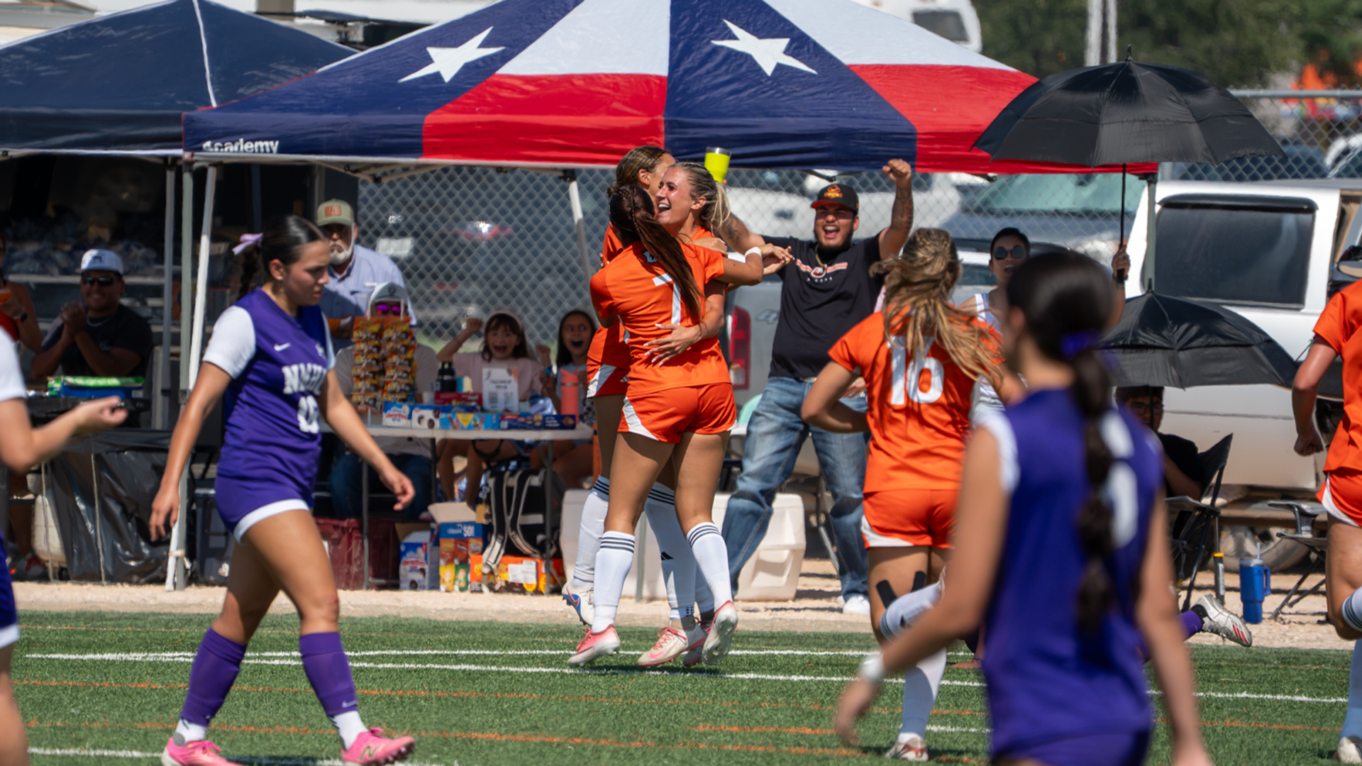 Kally Calcaterra celebrating goal