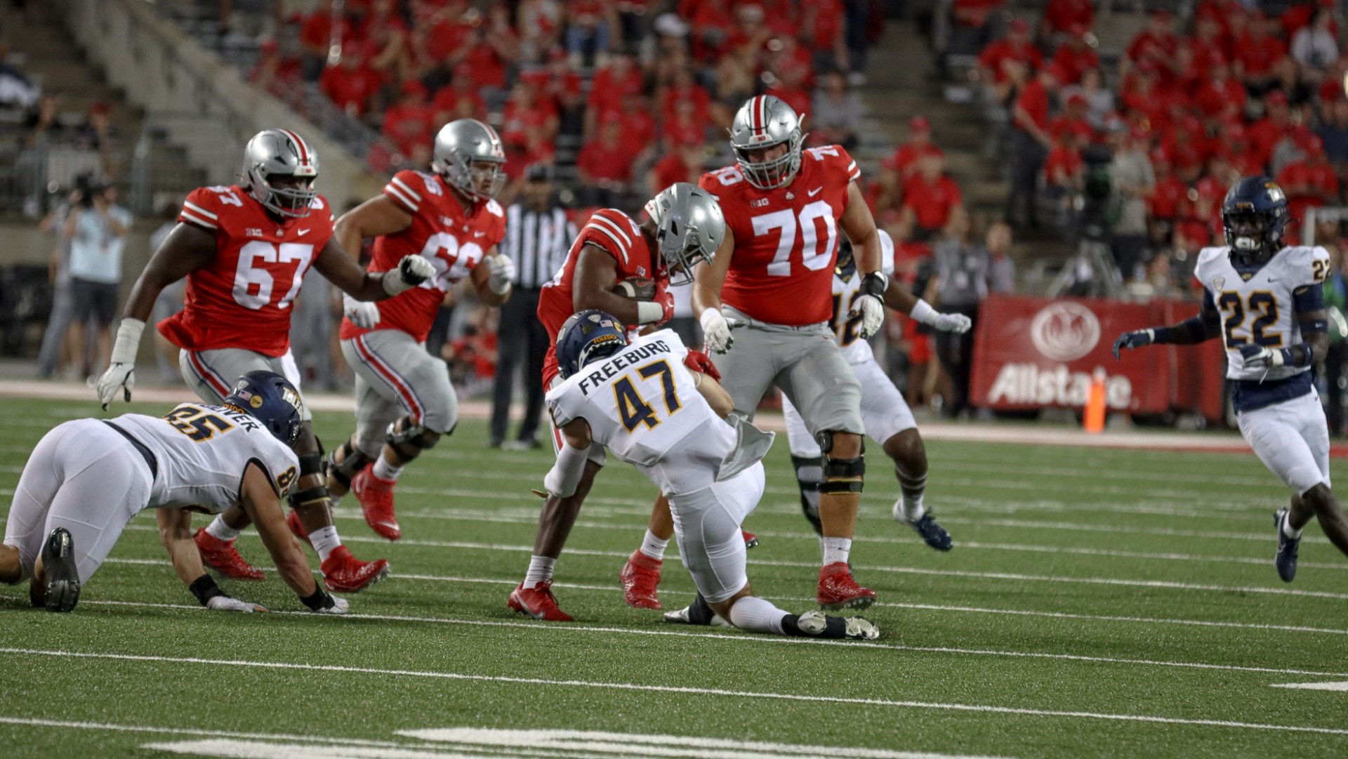 Rourke Freeburg Football University of Toledo Athletics