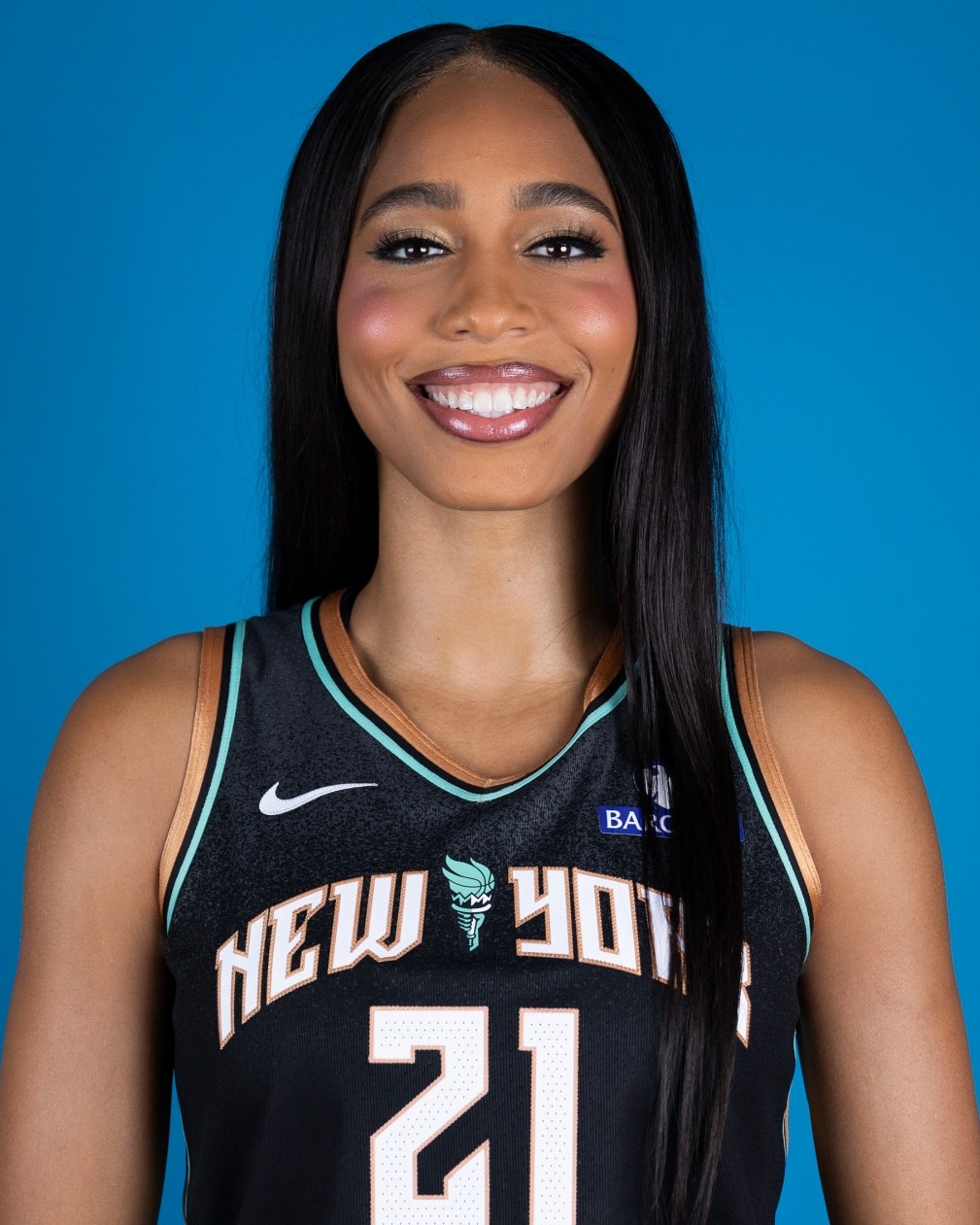 Isabelle Harrison head shot - credit Brandon Todd/New York Liberty 