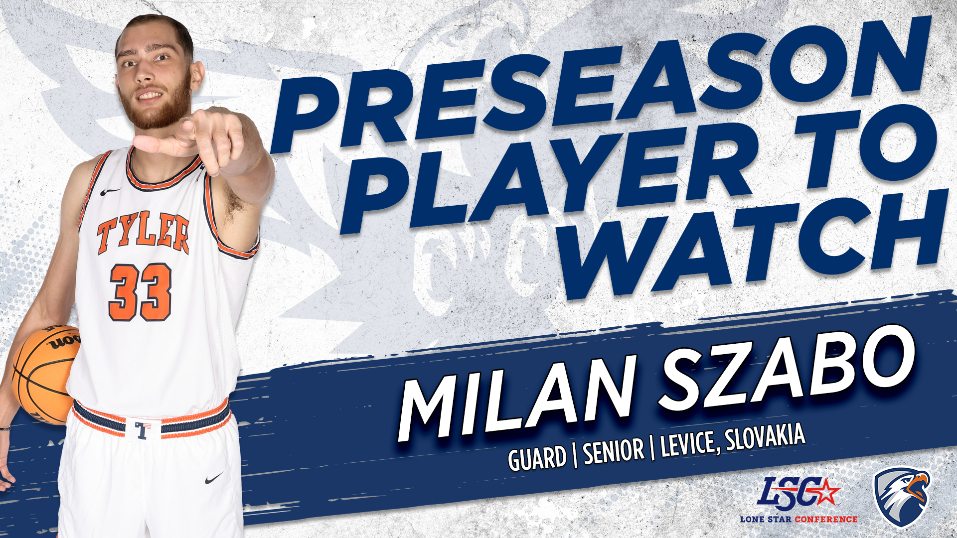 Szabo Recognized as LSC Player to Watch University of Texas at Tyler Athletics