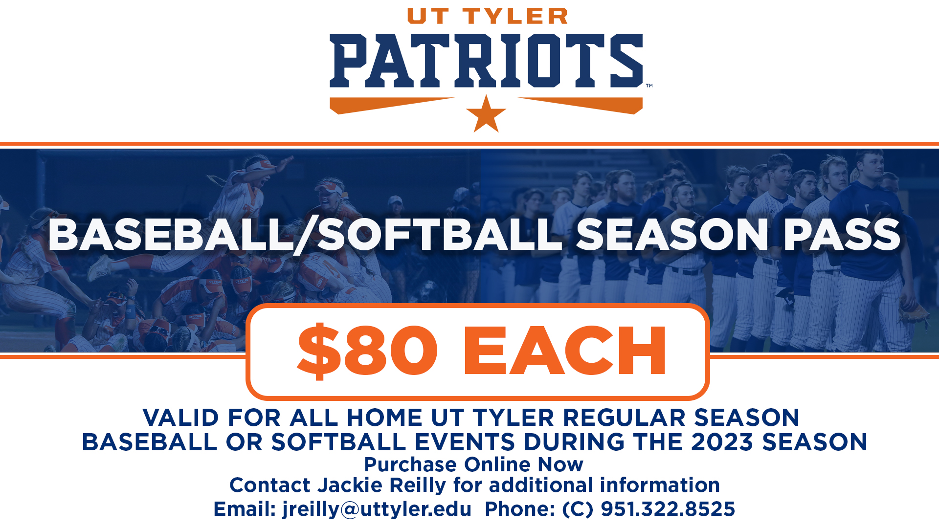 Baseball and Softball Season Passes Now Available Online University