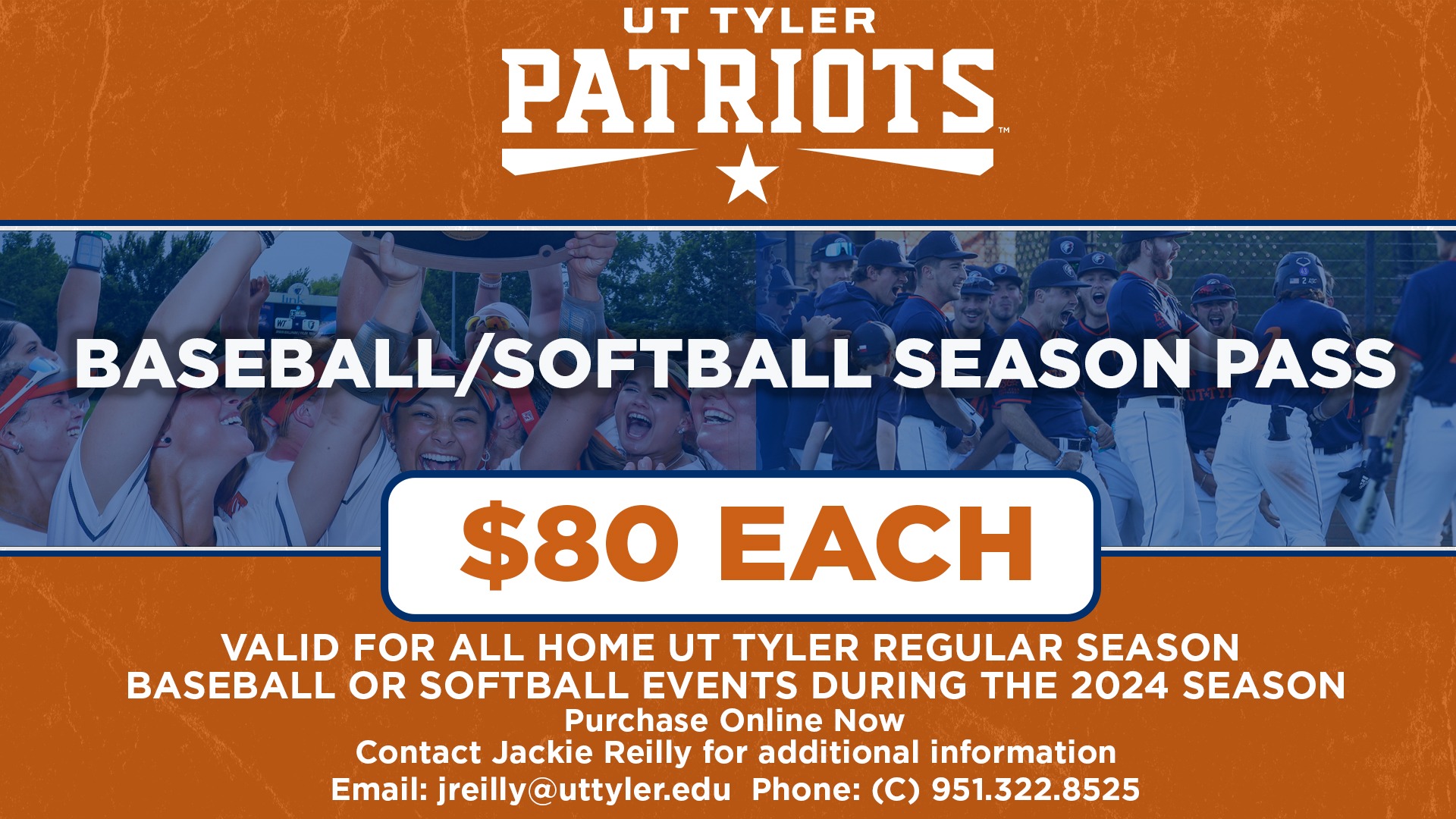Baseball and Softball Season Passes Now Available Online University