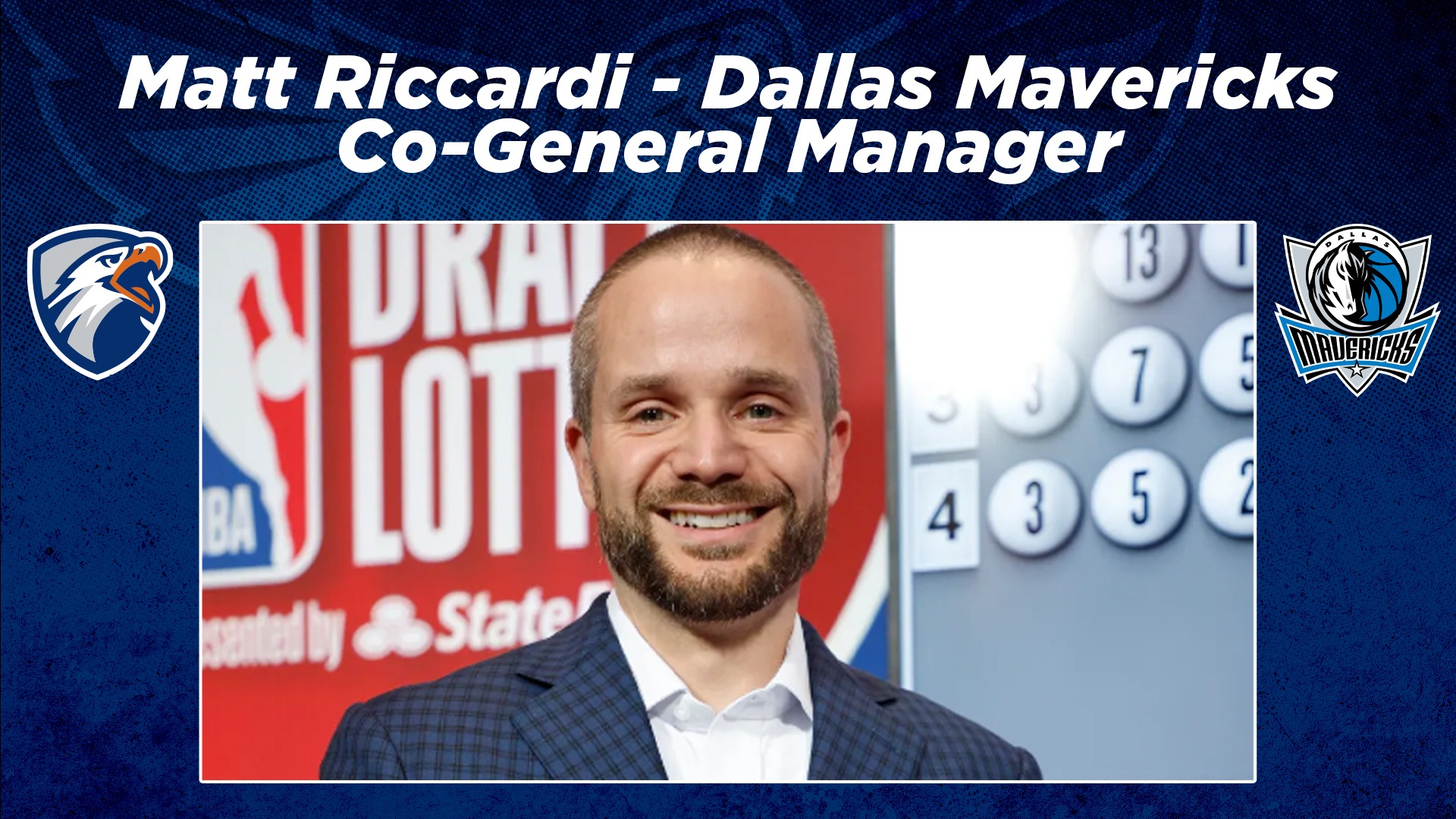 Matt Riccardi has been named Co-General Manager of the Dallas Mavericks