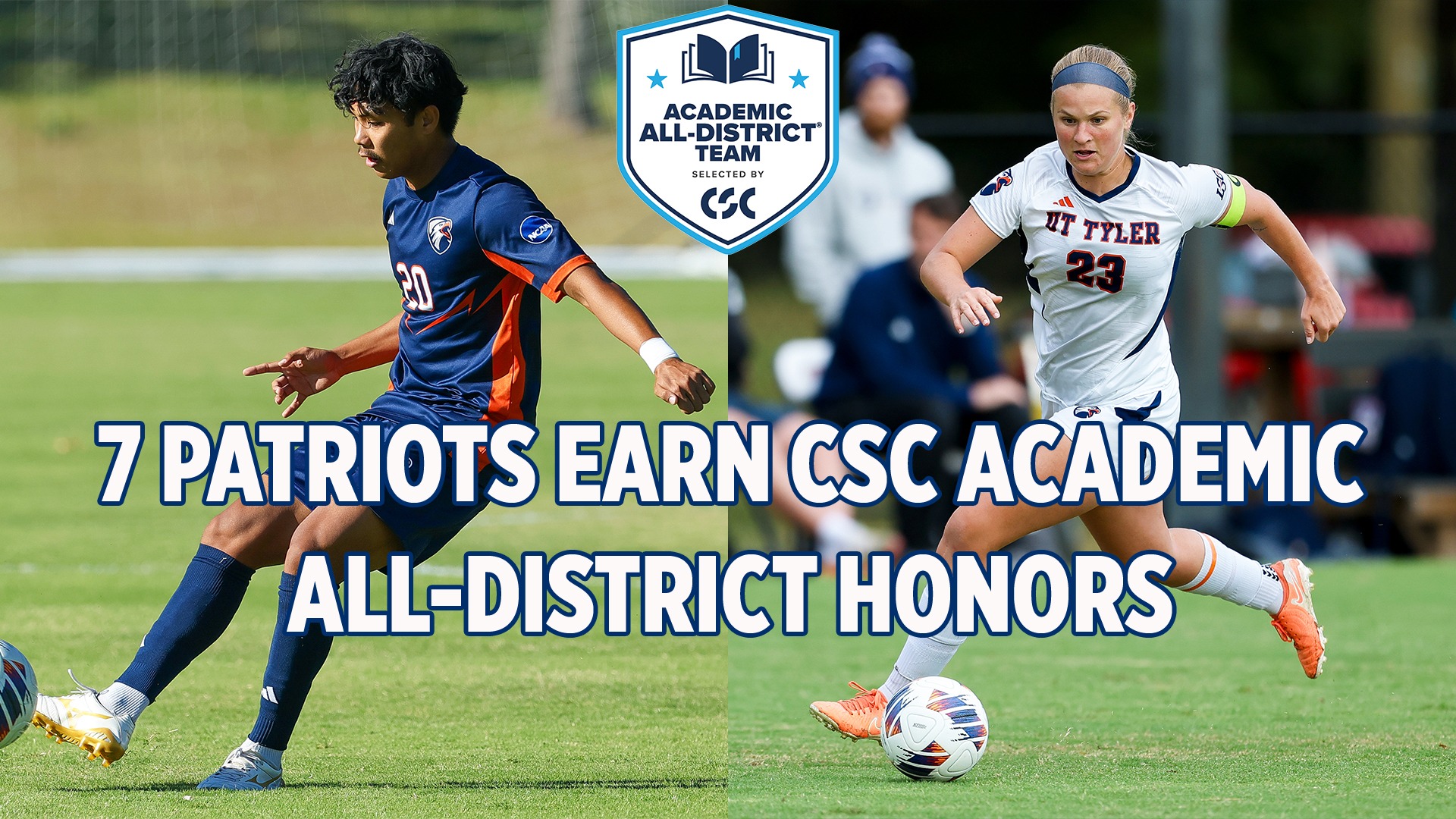 7 Patriots earn CSC Academic All-District honors