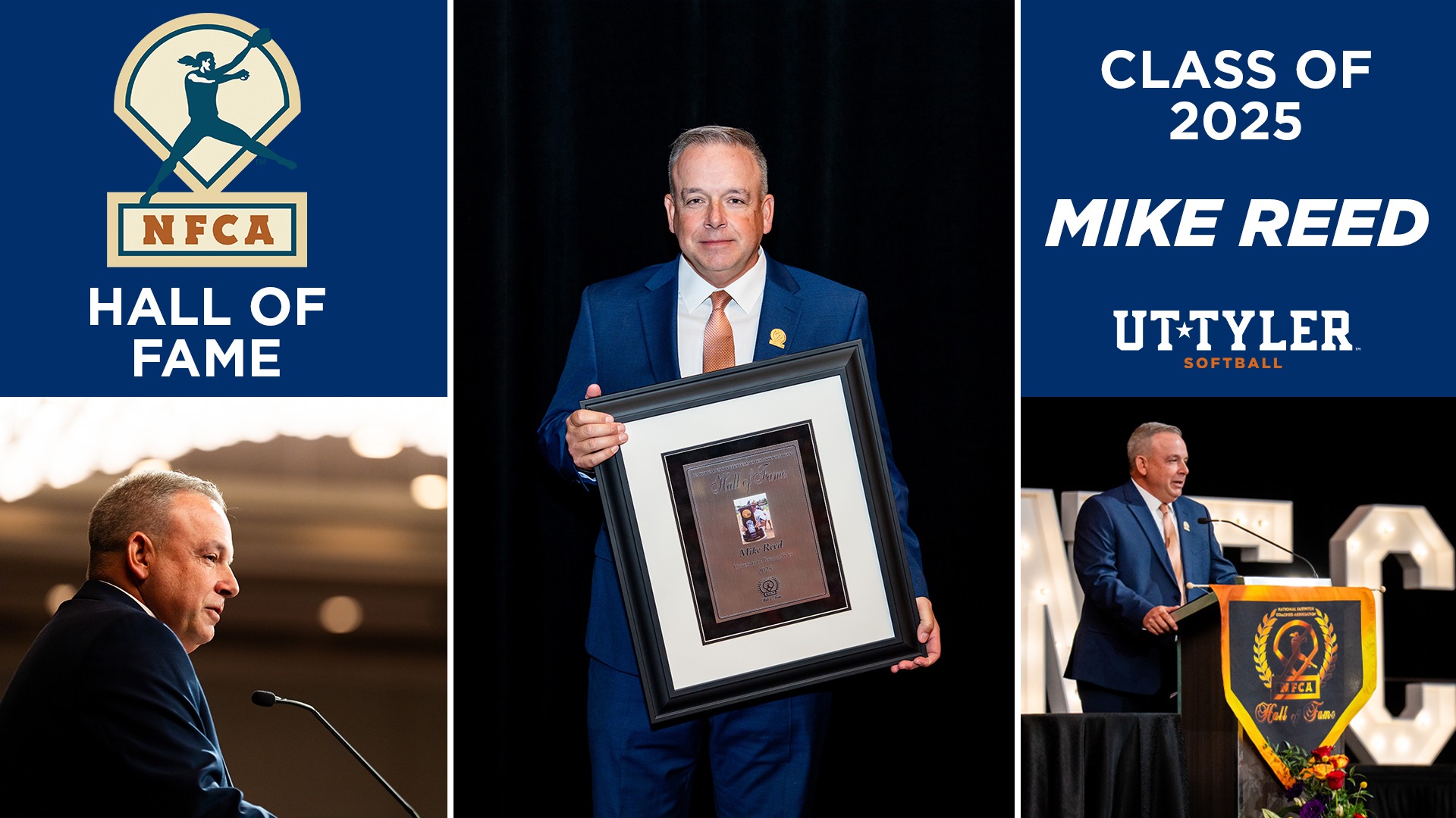 Mike Reed has been inducted into the NFCA Hall of Fame as part of the class of 2025. 