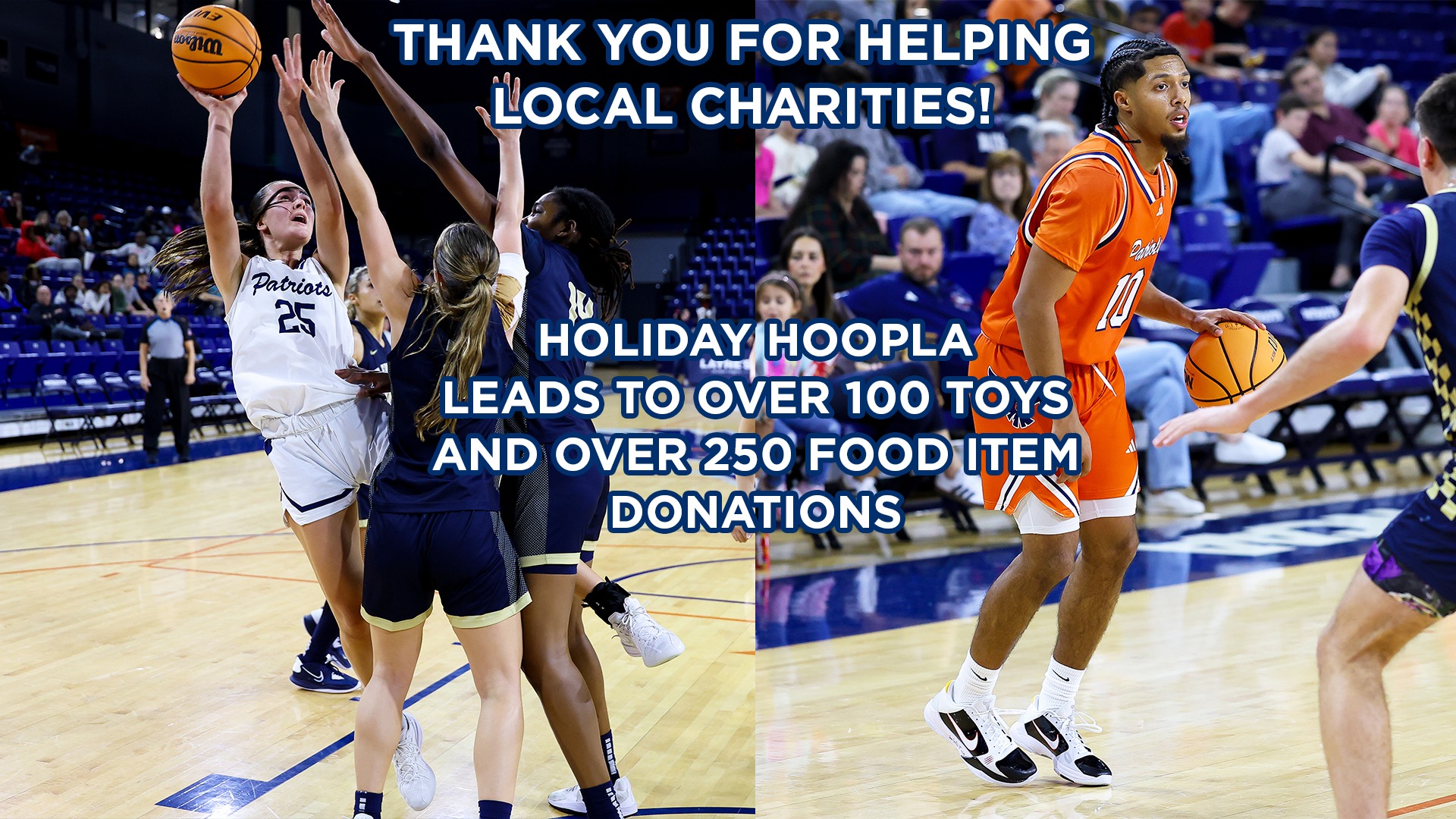 Holiday Hoopla donations