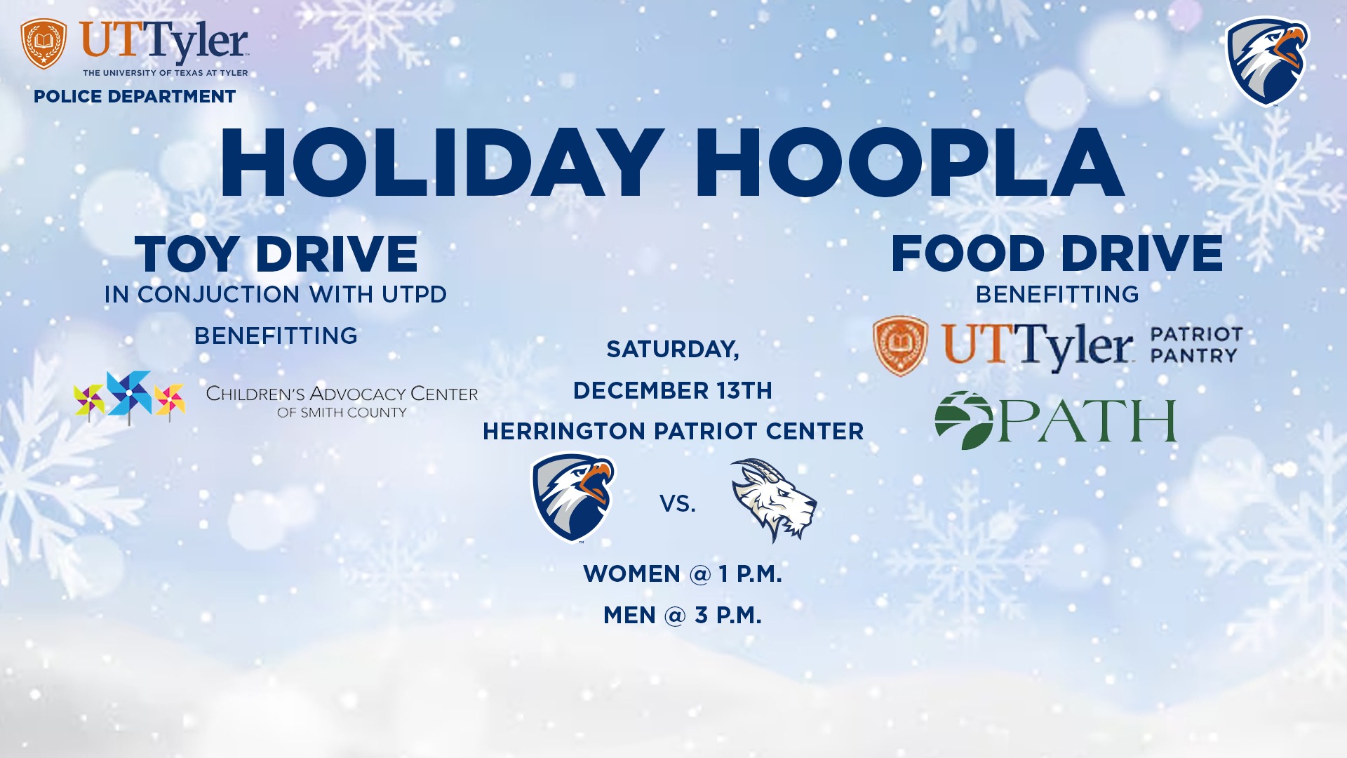 UT Tyler Holiday Hoopla