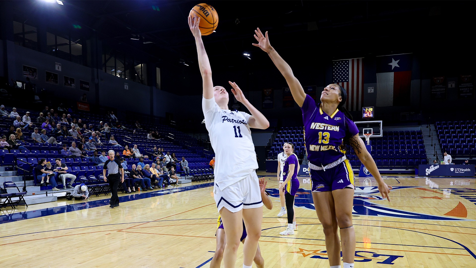 Edit Merivirta drives in for a layup against Western New Mexico