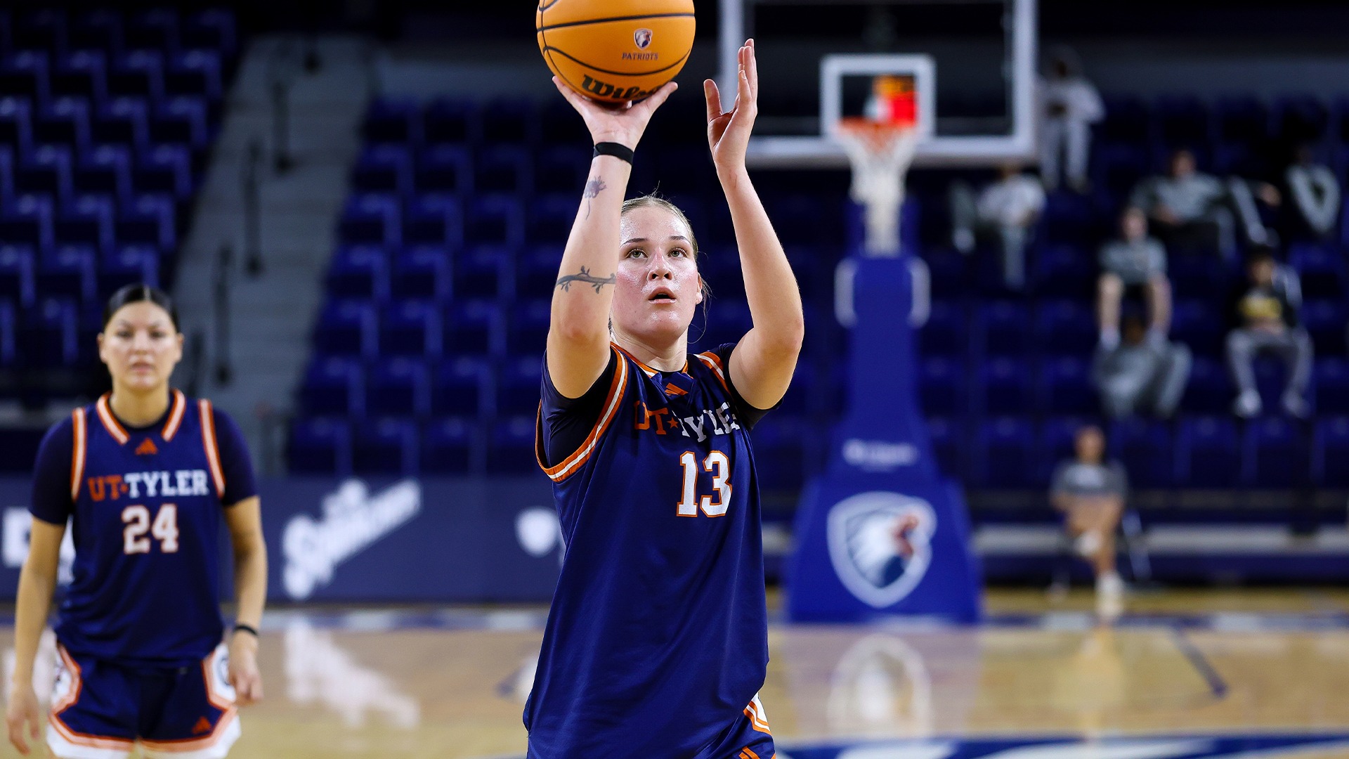 Mileina Sablinskaite shoots a free throw against Cameron.
