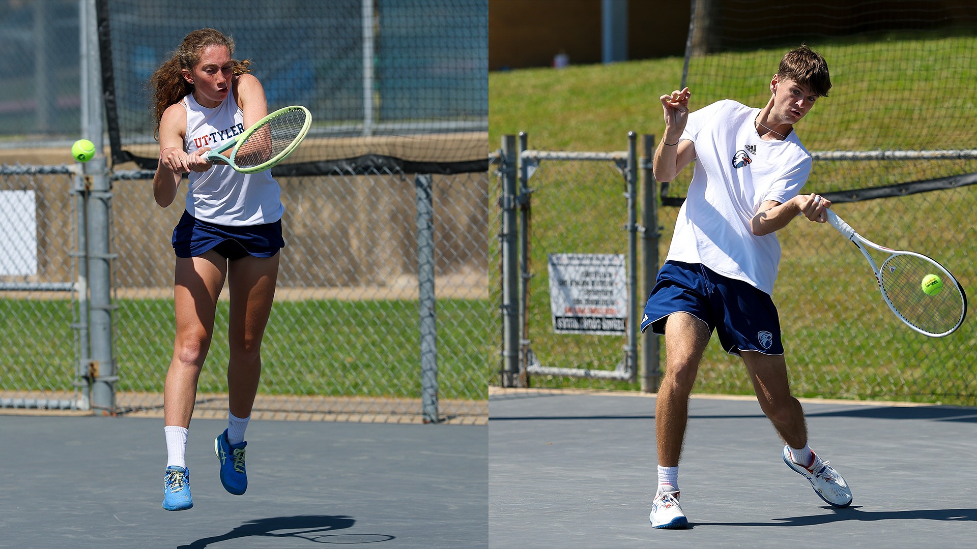Luisa Moraes and Artiom Dorofeev each picked up singles wins over UT Permian Basin.