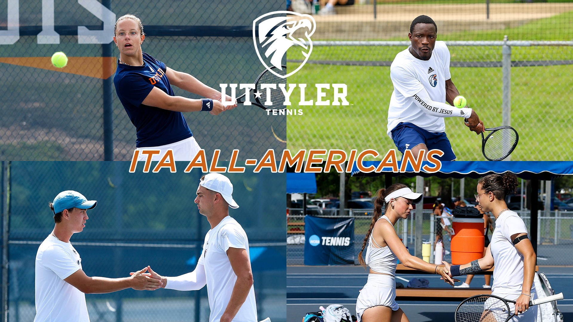 UT Tyler Tennis had six players named ITA All-Americans.