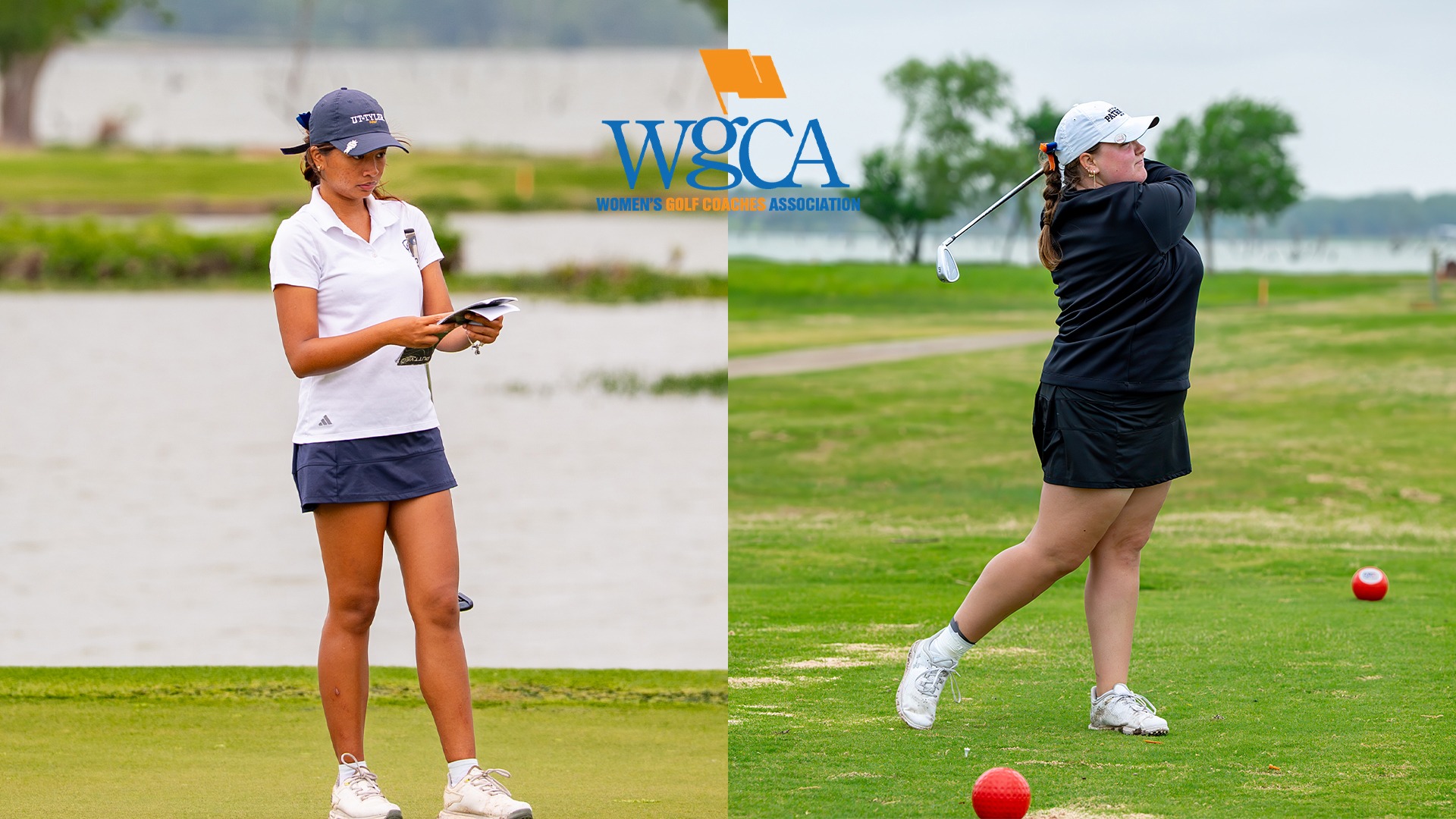 Arnie Taguines and Lucy Kate Smith have been named Honorable Mention All-Americans by the WGCA.