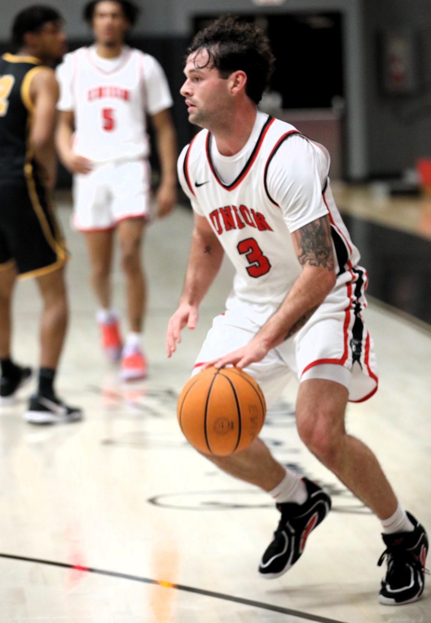 Union University men's basketball versus Fisk University, November 26, 2025, Fred DeLay Gymnasium, Jackson, Tennessee, photos by Gail Bailey.