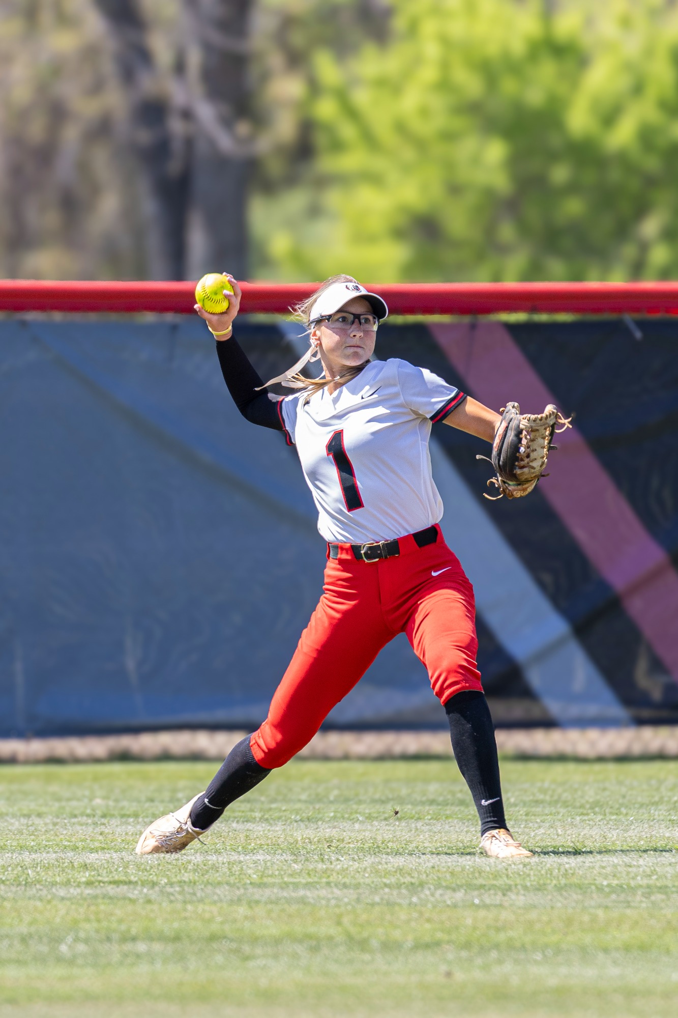 Union University Softball versus Auburn University Montgomery, April 12, 2025, Fesmire Field, Jackson, Tennessee, photos by Brylee Williams.