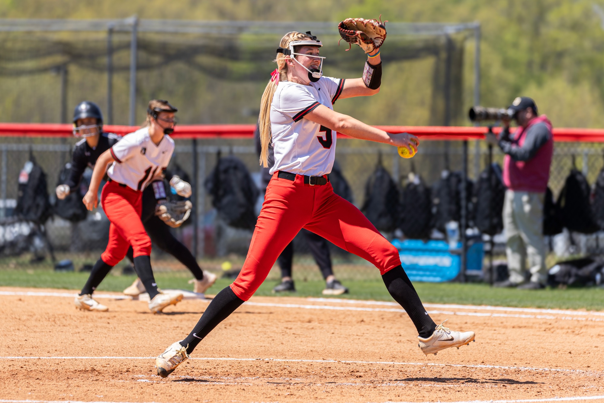 Union University Softball versus Auburn University Montgomery, April 12, 2025, Fesmire Field, Jackson, Tennessee, photos by Brylee Williams.