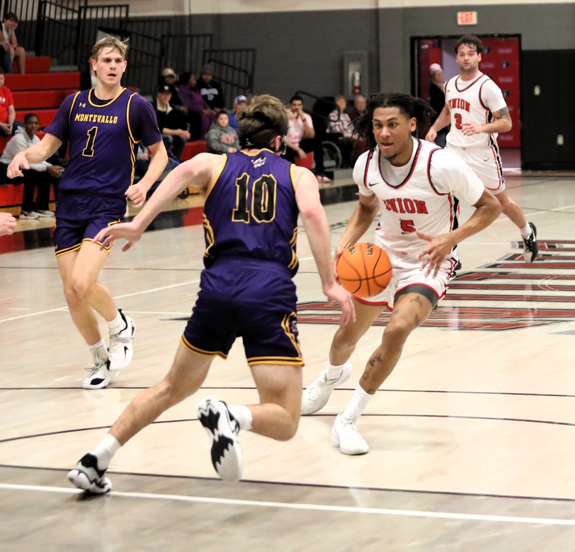 Union University men's basketball versus University of Montevallo, Fred DeLay Gymnasium, Jackson, Tennessee, December 20, 2025, photos by Gail Bailey.