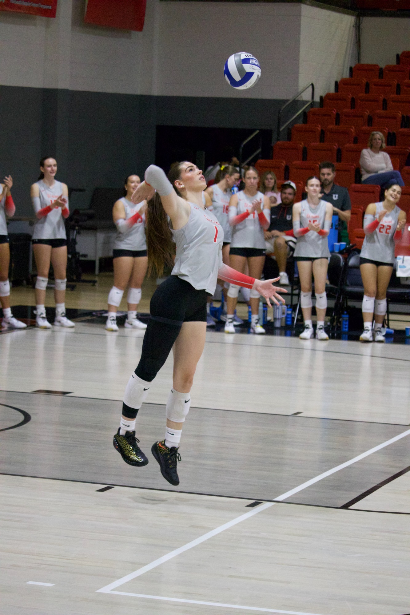 Union University volleyball versus Mississippi Christian University, September 29, 2026, Fred DeLay Gymnasium, Jackson, Tennessee, photos by Jenna Booker.