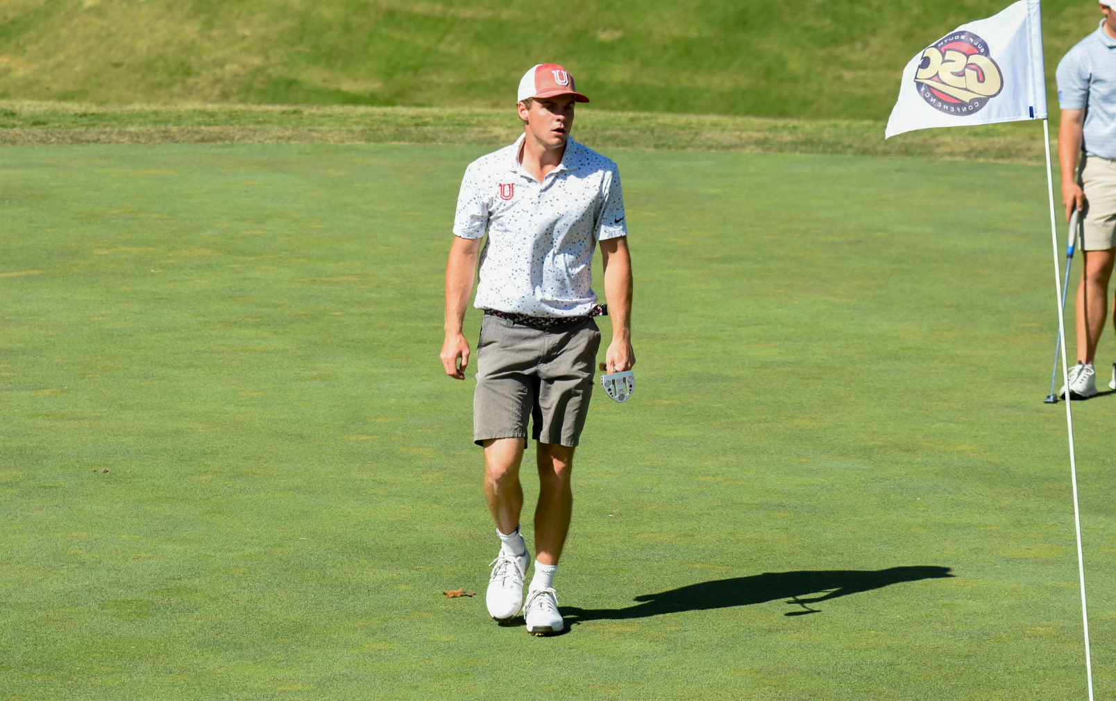 2026 Gulf South Conference Men's Golf Championship, second round, April 21, 2026, Dickson, Tennessee, Greystone Golf Club, photos by Union Sports Communication.