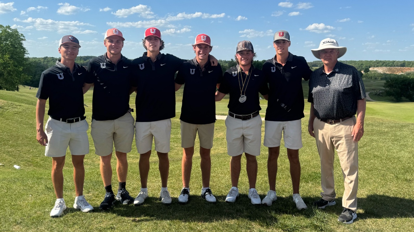 Union University men's golf team in the 2026 GSC Championship, Greystone Golf Club, Dickson, Tennessee.