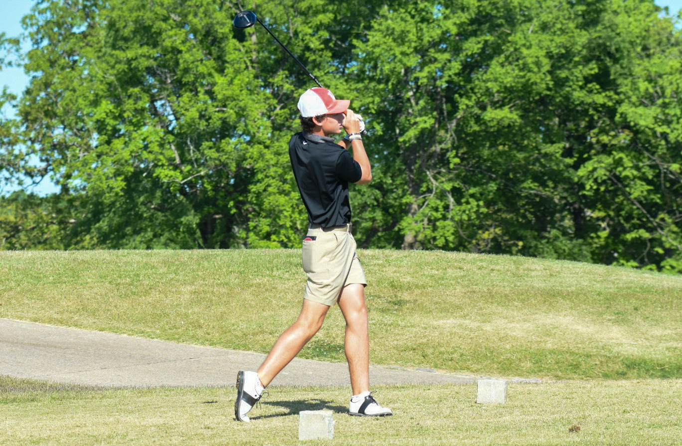 2026 Gulf South Conference Men's Golf Championship, final round, April 22, 2026, Dickson, Tennessee, Greystone Golf Club, photos by Union Sports Communication.