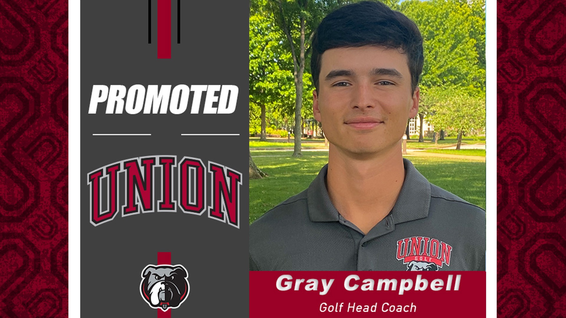 Gray Campbell, Union University golf head coach