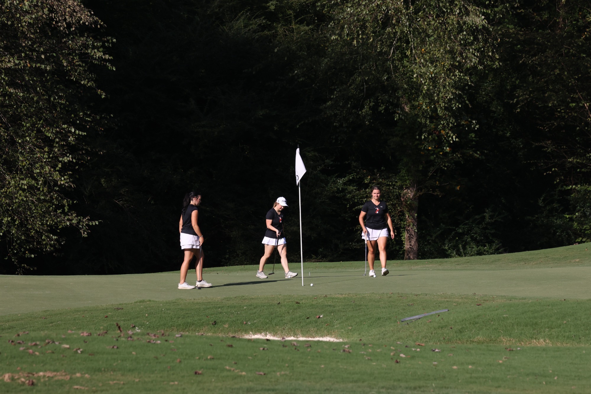 Women's Golf on green at Barton 2024-25