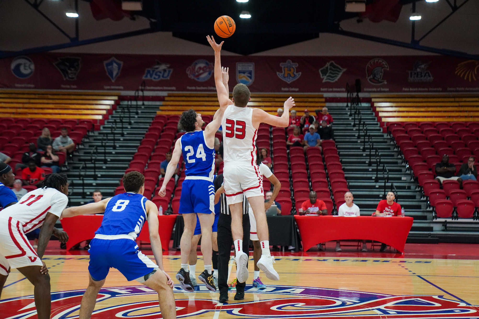 Evan Ramsey tips-off the 2025-26 season vs Lubbock Christian