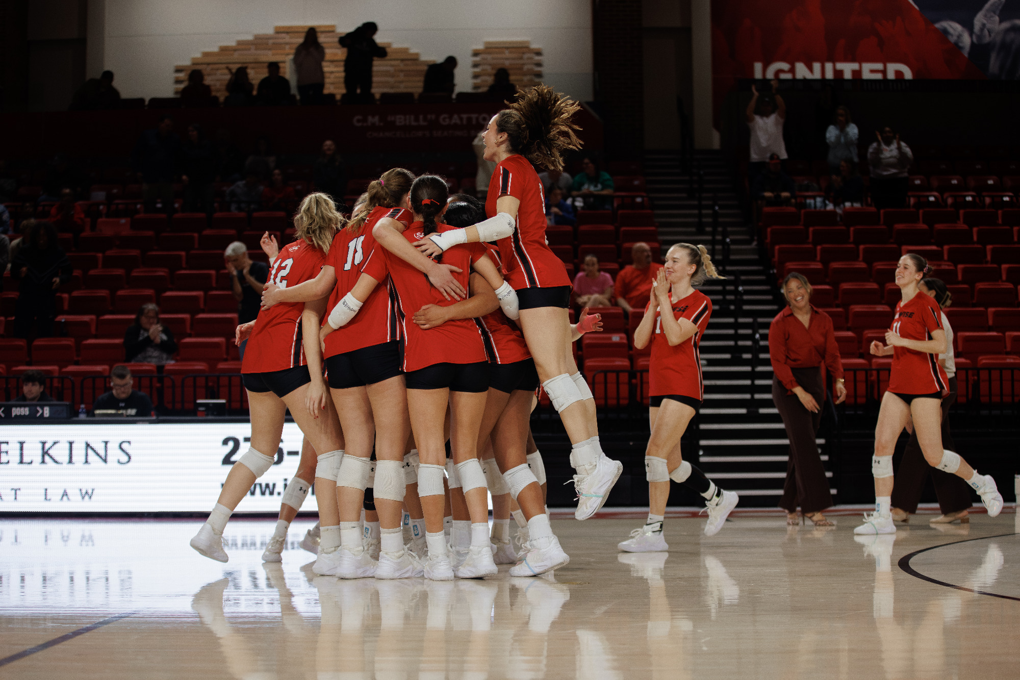 Celebration after beating LMU -- 10-16-2026