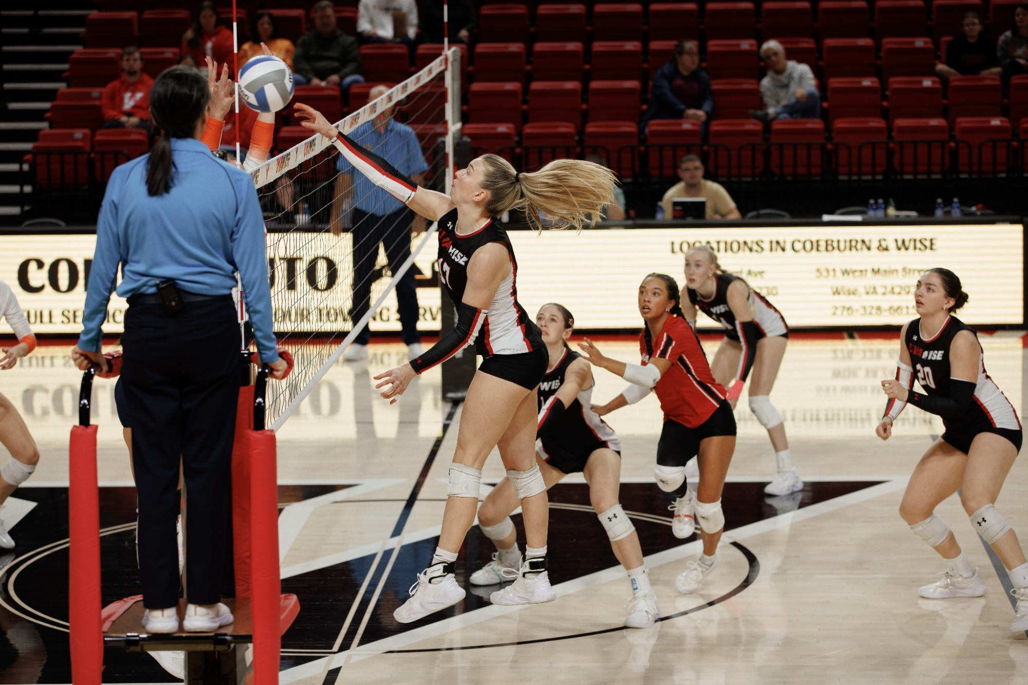 Isabella Baylor with the attack vs. Carson-Newman -- 10-17-2026