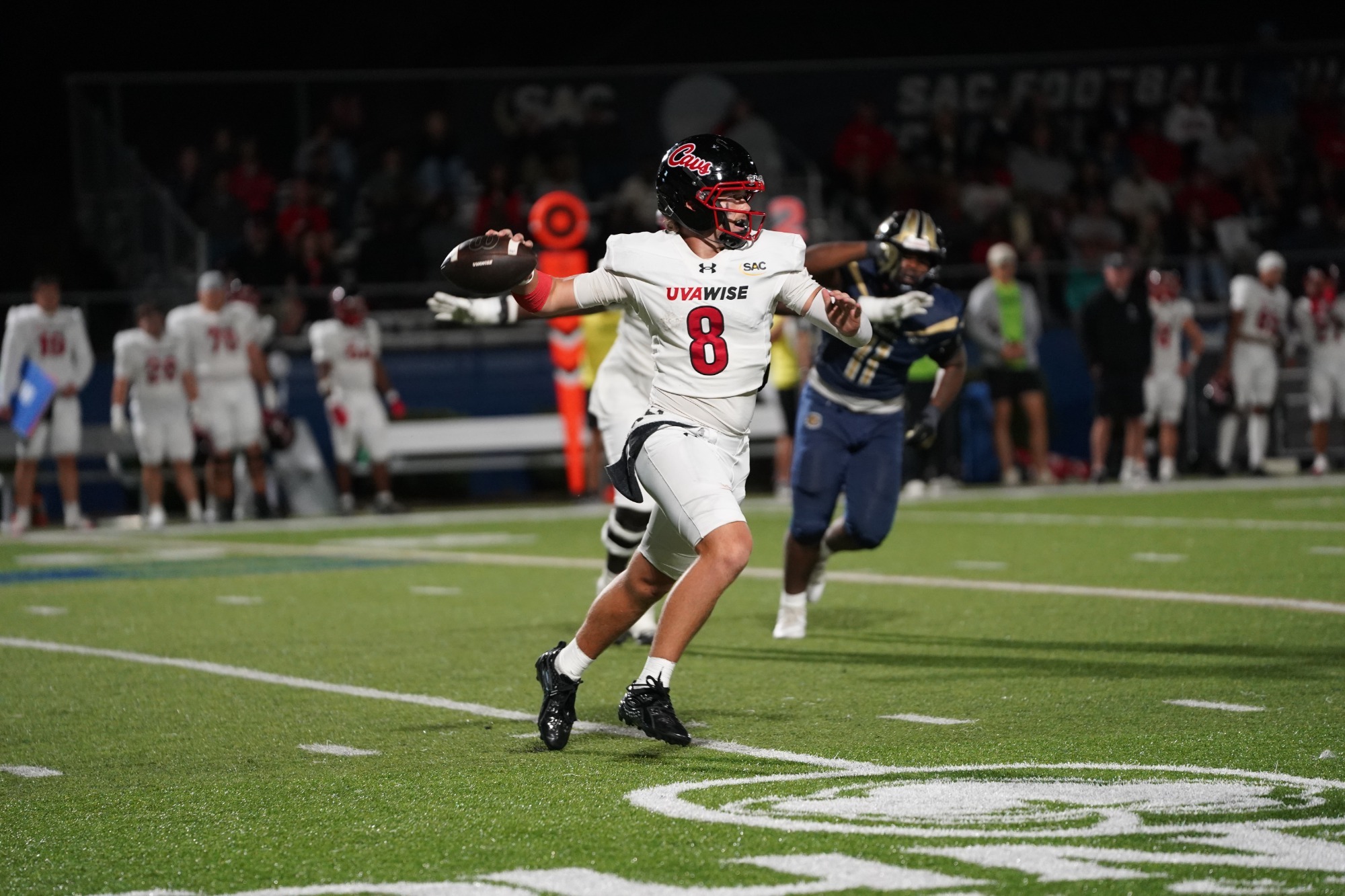 McCalan Beason throws the ball at Wingate -- 9-26-2026
