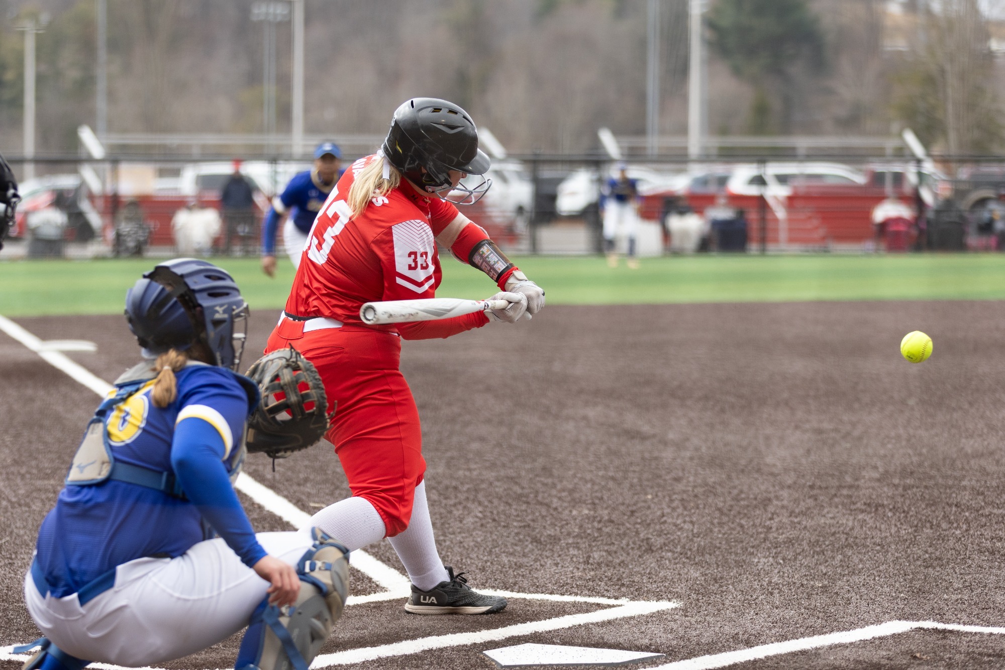 Kaylynn Baker at bat vs Limestone - 2025