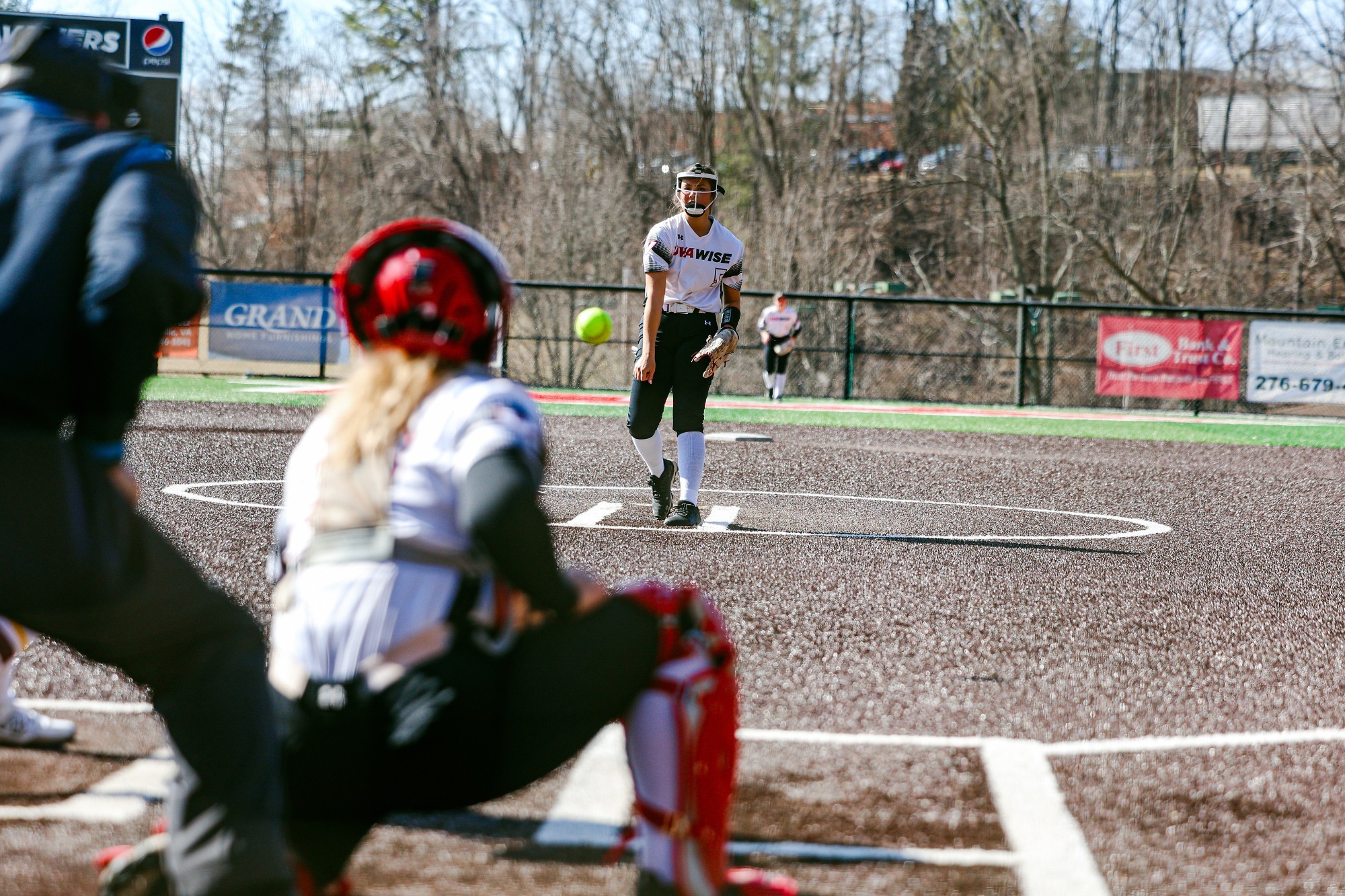 Chloe Murphy pitches the ball against Charleston -- 2026