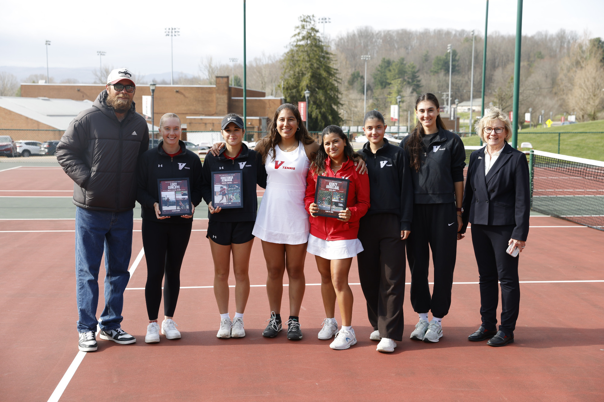 Tennis women senior day photo 2025-26