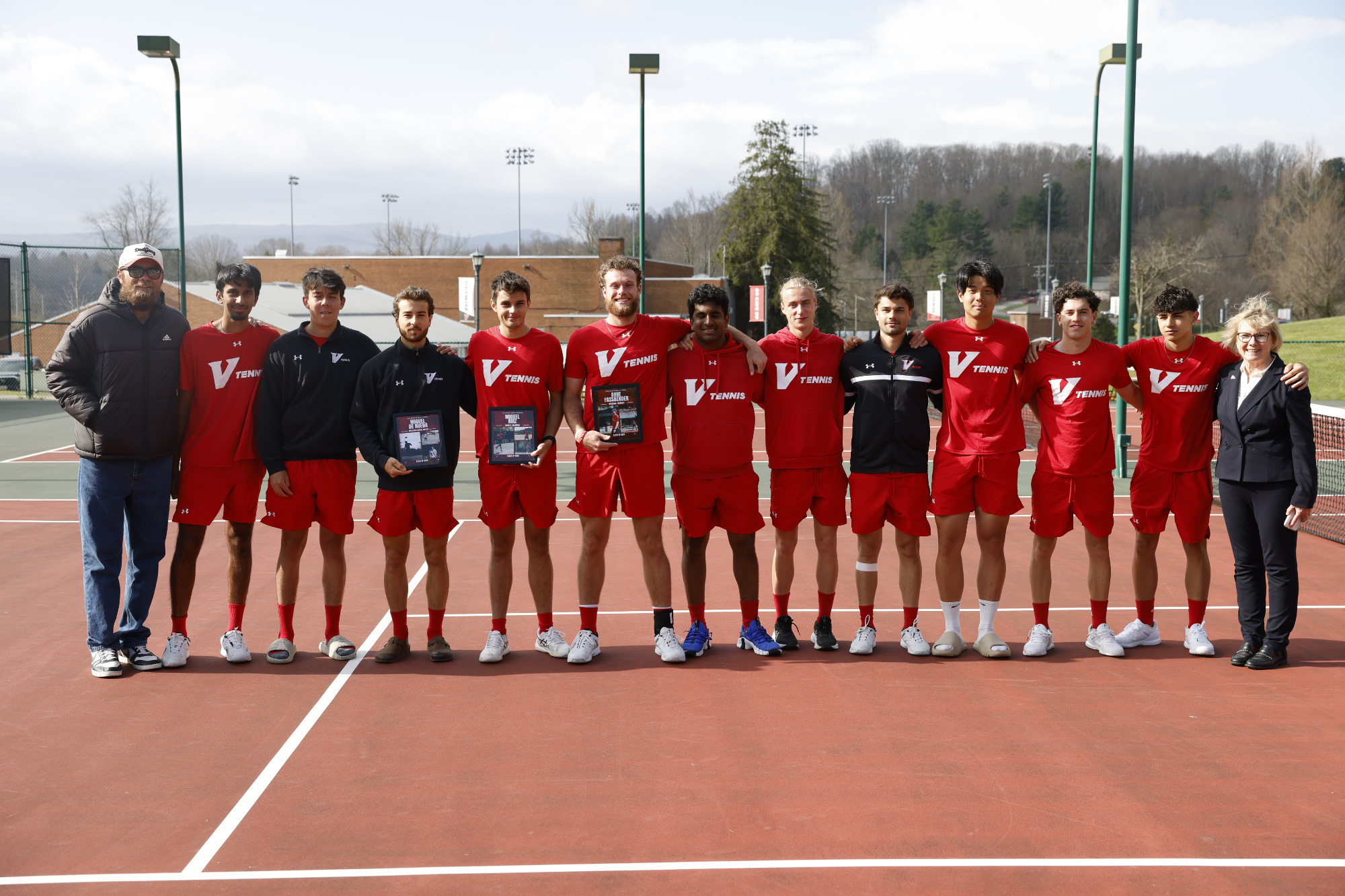 Men's Tennis Senior Day Photo -- 2025-26