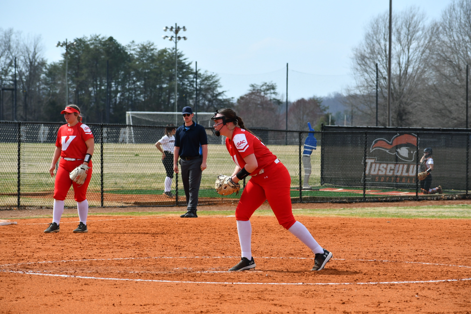 Olivia Shockley pitches at Tusculum - 2025