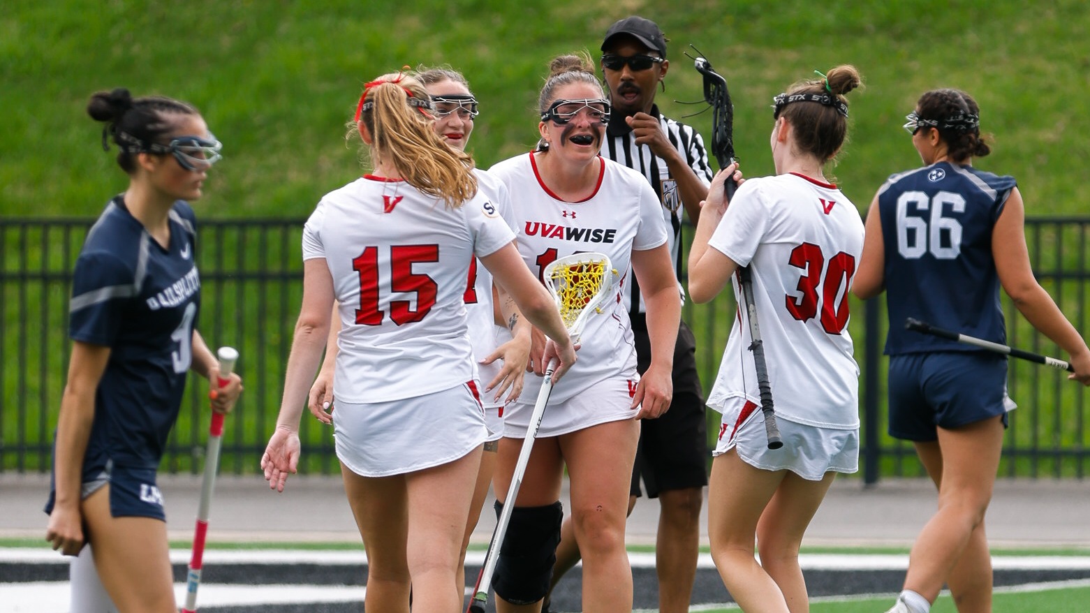 Celebration after a goal against LMU - 2026