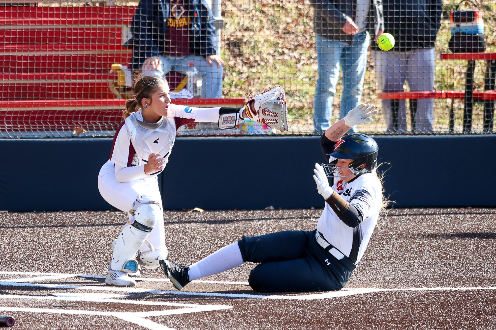 UVA Wise runner slides into home for the score vs. Charleston - 2026