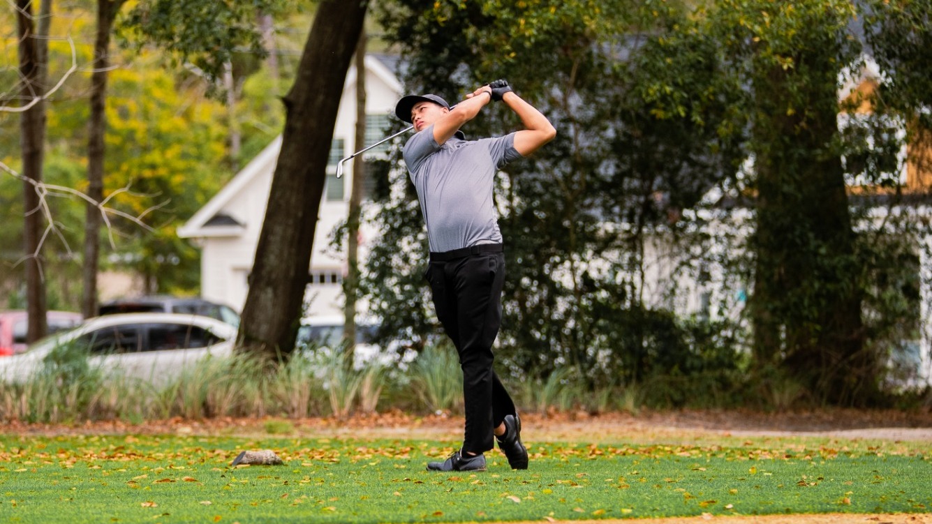 Unnamed golfer tees off at Pawley's Island Invitational - 2025-26