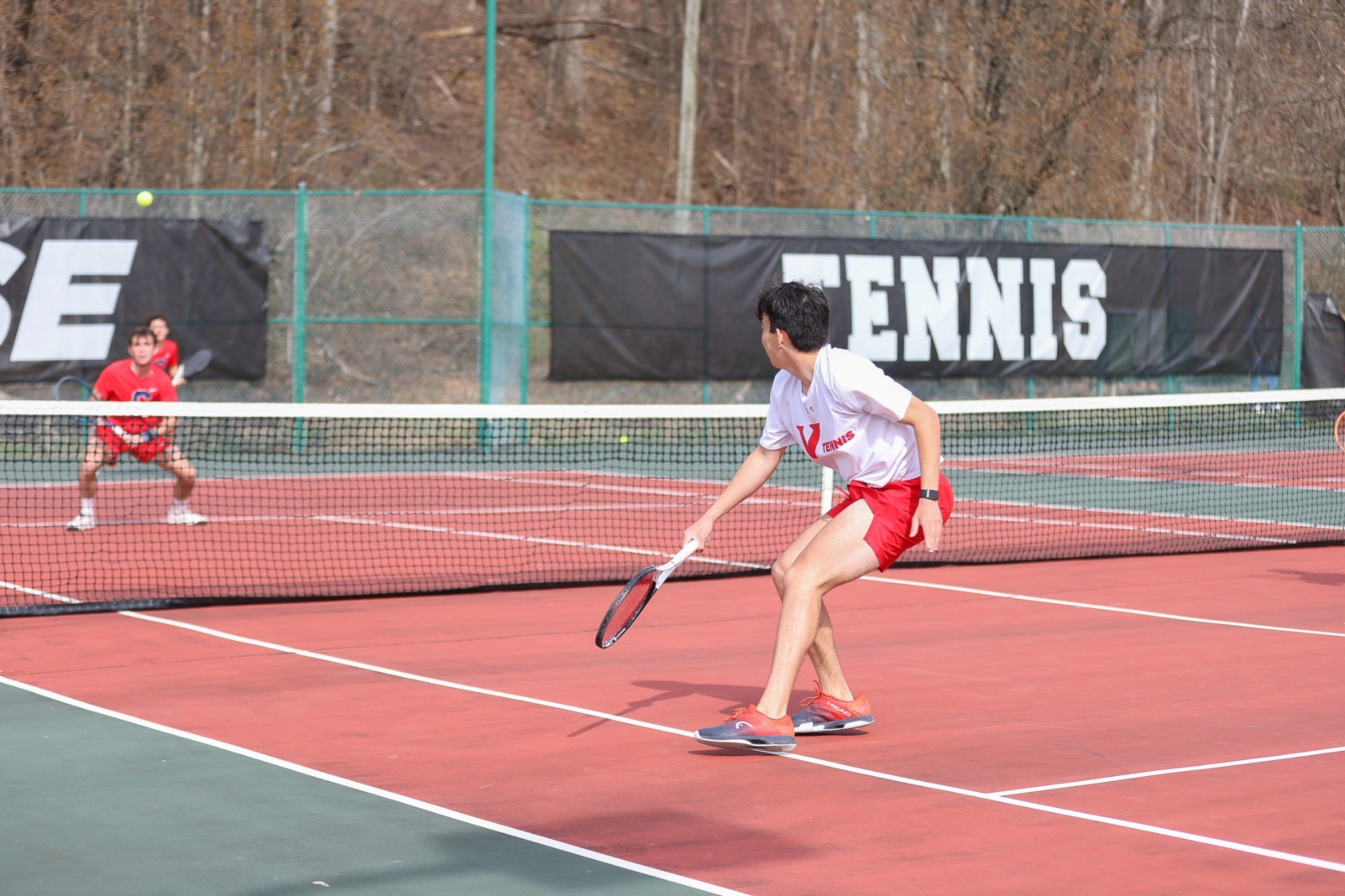 Men's Tennis Player in action vs Catawba -- 2025-26