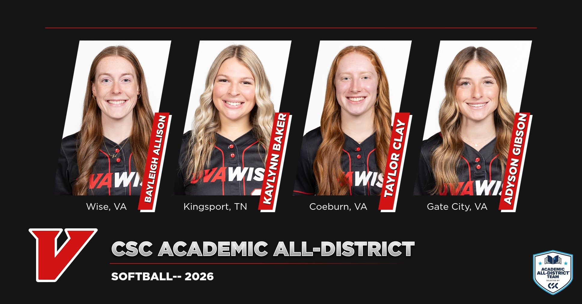 Softball Academic All-District 2026