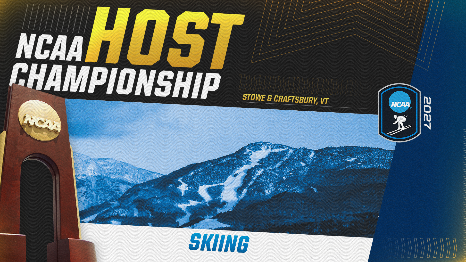 2027 NCAA National Collegiate Skiing Championships - Stowe poster or cover