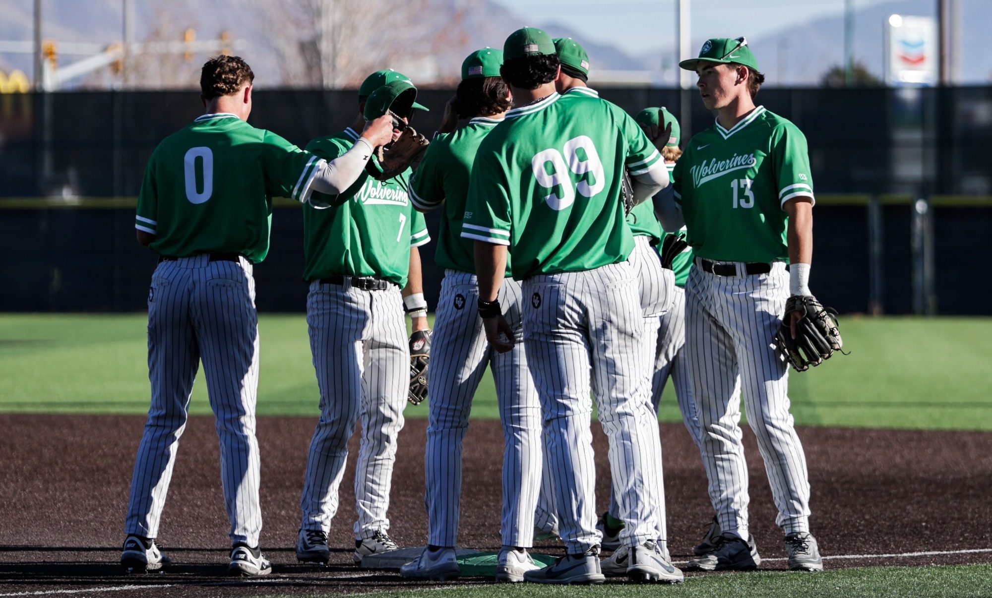 Green takes the field against Black