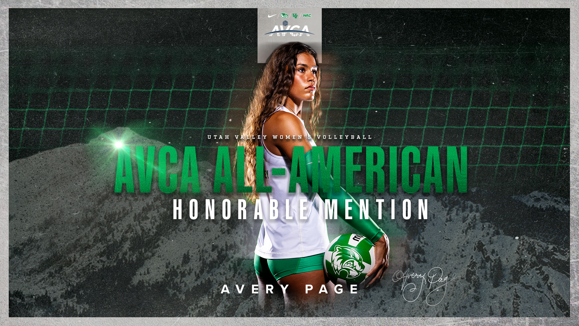 Avery Page AVCA All-American