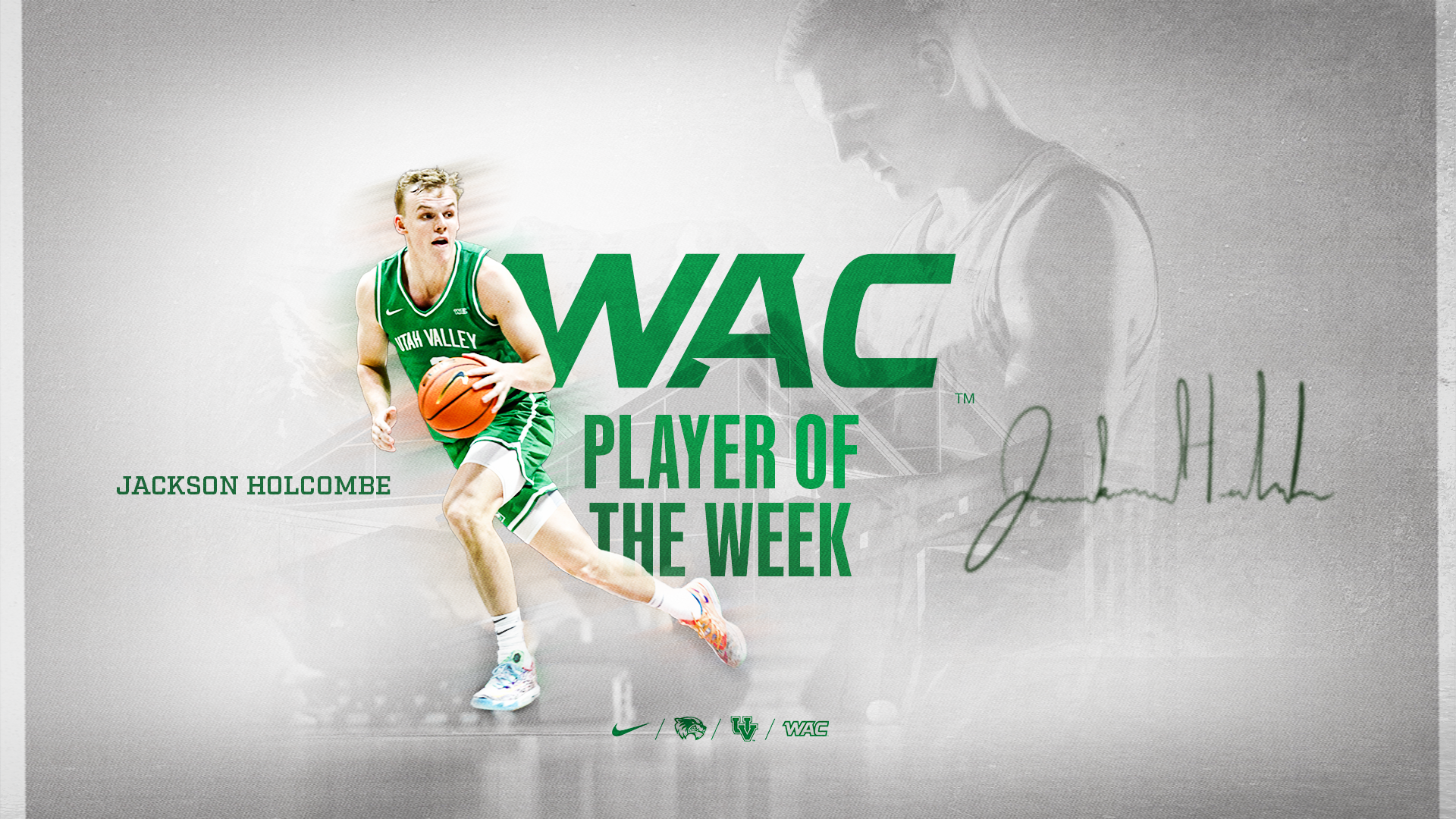 Jackson Holcombe WAC Player of the Week