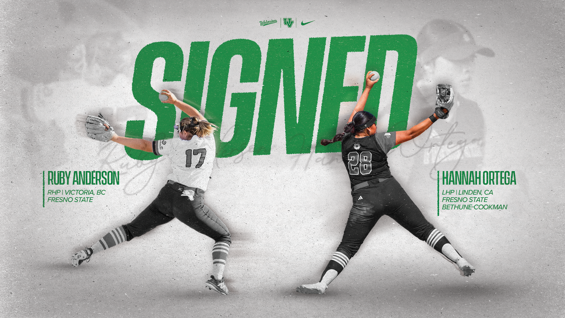 Hannah Ortega Ruby Anderson signed