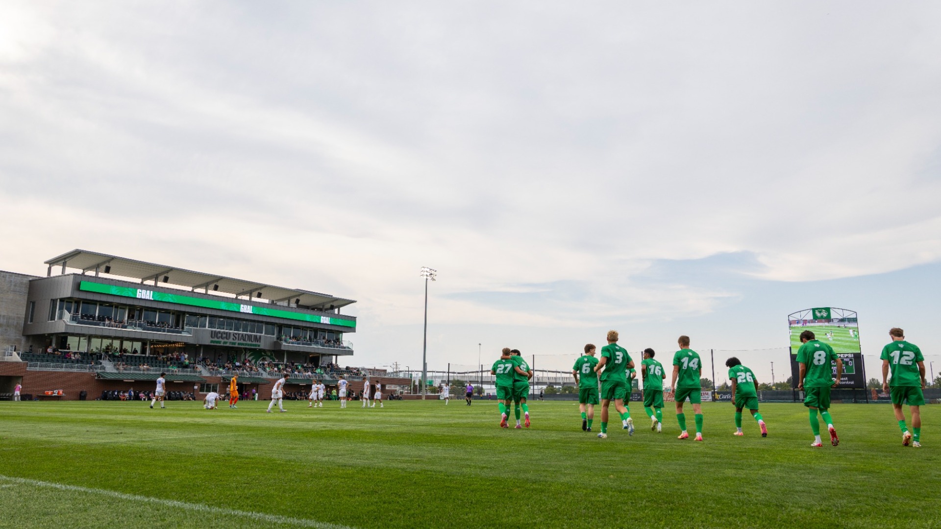 Goal celebration vs FGCU