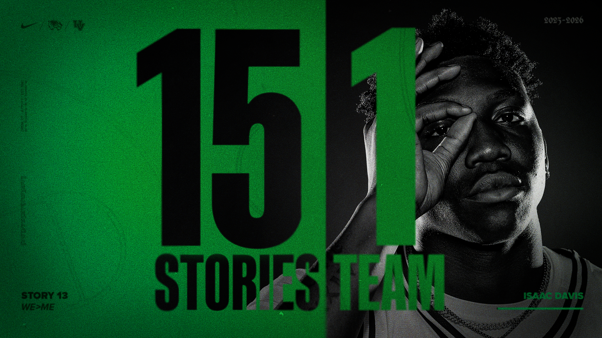 Isaac Davis 15 Stories. 1 Team