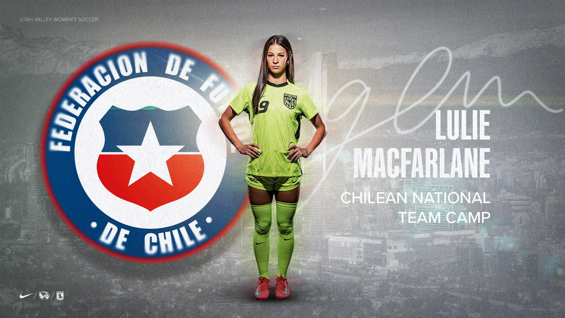 Lulie MacFarlane Chilean National Team